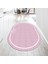 Dijital Baskılı Kaymaz Taban Yıkanabilir Oval Mutfak Halısı Yolluk, V-O-Mutfak-06-Pembe, 1