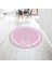 Dijital Baskılı Kaymaz Taban Yıkanabilir Yuvarlak Mutfak Halısı Yolluk, V-Y-Mutfak-06-Pembe, 1