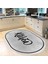 Dijital Baskılı Kaymaz Taban Yıkanabilir Oval Mutfak Halısı Yolluk, V-O-Mutfak-42-Gri, 2