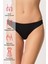 Siyah Emay 2802 Yapıştırma Lazer Kesim String Külot 4