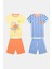 Erkek Çocuk Orange 2li Pijama Takımı 1
