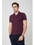Coonless Erkek Kısa Kol Slim Fit Bordo Gömlek 1