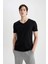 Erkek Siyah Tişört - M7668AZ/BK81 1