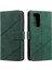 Huawei P40 Pro Kart Tutucu Için Kickstand Bileklik Cüzdan Flip Folio (Yurt Dışından) 1
