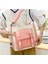 Yucama 5 Parça Sırt Çantası Kadın Sırt Çantası Laptop Çantası Su Geçirmez Seyahat Öğrenci Okul Çantası Seyahat Sırt Çantası Büyük Kapasiteli Aksesuarlarla - Pink (Yurt Dışından) 5