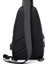 Yucama Erkek Omuz Çantası Crossbody Çanta Spor Çantası Çanta Su Geçirmez Göğüs Çantası Su Geçirmez Bel Çantası Yumuşak Kumaş - Black (Yurt Dışından) 1