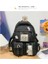 Heamor Kawaii Sırt Çantası Kawaii Çocuk Sırt Çantası Sevimli Peluş Pin Aksesuarları Ile Büyük Günlük Sırt Çantası Kızlar Için Sevimli Gizli Sakli Konusmalar Genç - White (Yurt Dışından) 4