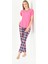 Pembe Kadın Pijama Takımı 1