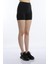 Kadın Slim Fit Allegro Kumaş Şort Siyah 3