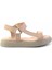 Bej Deri Kadın Sandalet K05357026803 1