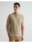 Erkek Bej Regular Fit Logolu Polo 2062025.270 1