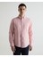 Erkek Pembe Regular Fit Klasik Yaka Çizgili Gömlek 3824157T.662 1