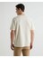 Erkek Krem Regular Fit Bisiklet Yaka T-Shirt 2033018.130 2