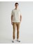 Erkek Krem Regular Fit Bisiklet Yaka T-Shirt 2033018.130 3