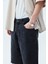 Etnik Desenli Bermuda Denim Şort-Siyah 4