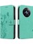 El Kayışı ile Realme 12 5g Deri Için Flip Case Kabartmalı (Yurt Dışından) 1