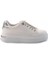 Beyaz Metalik Lame Kadın Sneaker K01377023509 1