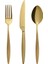 Mercury Titanyum Gold 84 Parça Çelik 12 Kişilik Çatal Kaşık Bıçak Seti 2