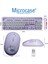 Mofii Ayıcık Desenli Kablosuz Renkli Yuvarlak Tuşlu Türkçe Klavye Mouse SET-AL4258 5