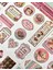 Hanging Garden Vintage Dönemi Tatlılar Desenli 5 Yaprak Sticker ve 20 Yaprak Desenli Scrapbook Kağıt 5