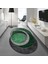 Dijital Baskılı Kaymaz Taban Yıkanabilir Lazer Kesim Salon Halısı Yolluk, V-Lazer-05-Yeşil, 1
