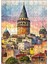 Ahşap Mdf Puzzle Yapboz Şehrin Içindeki Galata Kulesi 120 Parça 25*35 cm 1