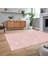 Dijital Baskılı Kaymaz Taban Yıkanabilir Sade Desen Yolluk Mutfak Salon Halısı, V-Sade-15-Pembe, 2