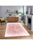 Dijital Baskılı Kaymaz Taban Yıkanabilir Sade Desen Yolluk Mutfak Salon Halısı, V-Sade-43-Pembe, 1