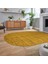 Dijital Baskılı Kaymaz Yıkanabilir Sade Desen Oval Yolluk Mutfak Salon Halısı, V-O-Sade-31-Sarı, 2