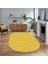 Dijital Baskılı Kaymaz Yıkanabilir Sade Desen Oval Yolluk Mutfak Salon Halısı, V-O-Sade-08-Sarı, 1