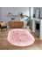 Dijital Baskılı Kaymaz Yıkanabilir Sade Desen Oval Yolluk Mutfak Salon Halısı, V-O-Sade-43-Pembe, 1