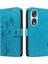 El Kayışı Cüzdan Telefon Kılıfı Kabartmalı Kelebek ile Onur 90 Pro Için Kılıf (Yurt Dışından) 1
