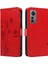 El Kayışı ile Xiaomi 12 Lite Için Kılıf Kabartmalı Kelebek Cüzdan Telefon (Yurt Dışından) 1