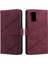 Samsung Galaxy A02S Için Kılıf Cüzdan Flip Folio Bileklik Kart Tutucu Pu (Yurt Dışından) 1