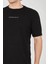 Jakar Kumaş Slim Fit T-Shirt - Siyah 2