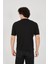 Jakar Kumaş Slim Fit T-Shirt - Siyah 3