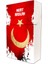 Türk Bayrağı Baskılı Tabaka Kişiye Özel Isimli Sigara Kutusu Tabakası Standart Boy 3