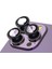 Apple iPhone 14 Pro Kamera Koruyucu Safir Cam Metal Ince Slim CL12 Siyah 1