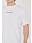 Tarz Yeri Jakar Kumaş Slim Fit T-Shirt - Beyaz 2