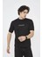 Bisiklet Yaka Slim Fit T-Shirt- Siyah 4