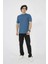 Bisiklet Yaka Slim Fit T-Shirt- Turkuaz 4