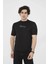 Bisiklet Yaka Slim Fit T-Shirt- Siyah 1
