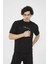 Bisiklet Yaka Slim Fit T-Shirt- Siyah 3