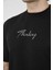 Bisiklet Yaka Slim Fit T-Shirt- Siyah 5