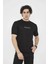 Bisiklet Yaka Slim Fit T-Shirt- Siyah 1