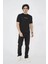 Bisiklet Yaka Slim Fit T-Shirt- Siyah 5