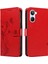 Reamle 10 4g Cüzdan Telefon Kılıfı ve Kart Yuvası Kabartmalı Kelebek (Yurt Dışından) 1