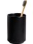 Banyo Için Seramik Siyah Diş Fırçalığı, Duş Için Diş Fırçası ve Diş Macunu Tutucular, Tezgah Için Diş Fırçası Düzenleyici, Seramik Tumbler Bardak, Banyo Aksesuarı, Siyah (Yurt Dışından) 1