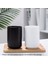 Banyo Için Seramik Siyah Diş Fırçalığı, Duş Için Diş Fırçası ve Diş Macunu Tutucular, Tezgah Için Diş Fırçası Düzenleyici, Seramik Tumbler Bardak, Banyo Aksesuarı, Siyah (Yurt Dışından) 4