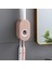 Diş Macunu Dispenseri Duvara Monte Banyo Otomatik Diş Macunu Sıkacağı Çocuklar ve Yetişkinler Için Elektrikli Diş Fırçası Tutucu Pembe (Yurt Dışından) 1